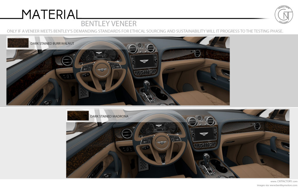Bentley Veneer Options