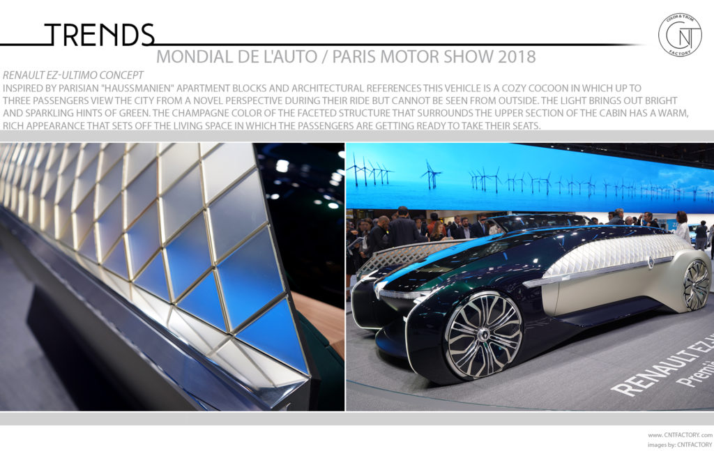 2018 Paris Motor Show Color Trim Trends