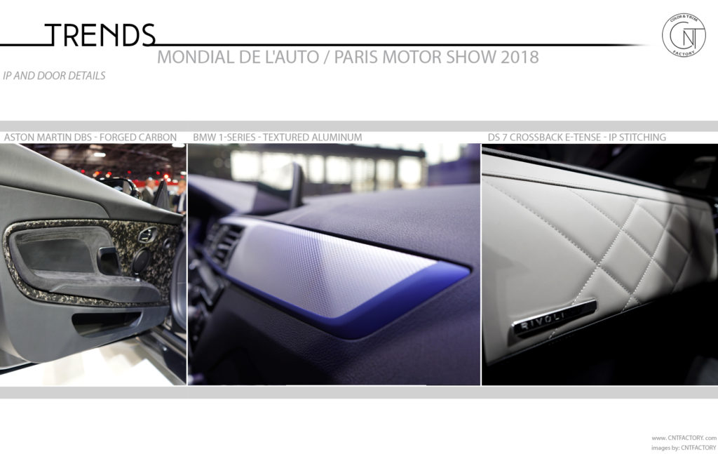 2018 Paris Motor Show Color Trim Trends