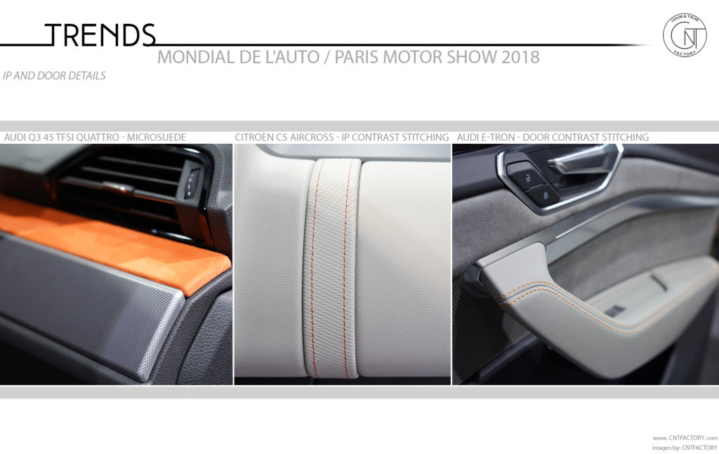 2018 Paris Motor Show Color Trim Trends