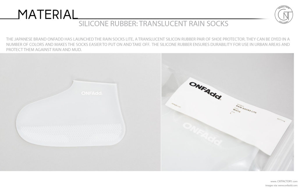 ONFAdd Silicone Rubber Translucent Rain Socks