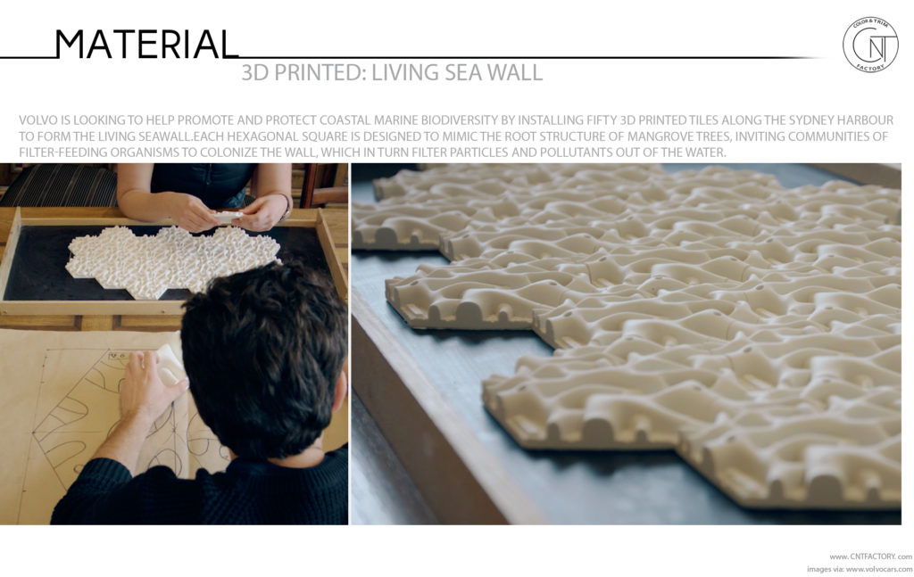 3D Printed Living Seawall Volvo