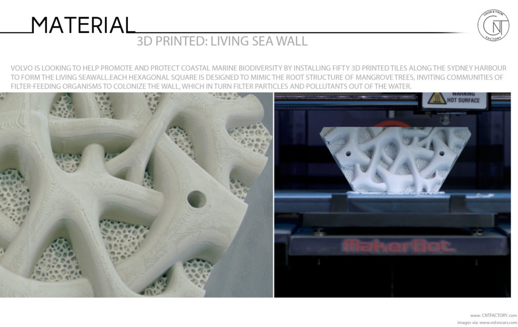 3D Printed Living Seawall Volvo