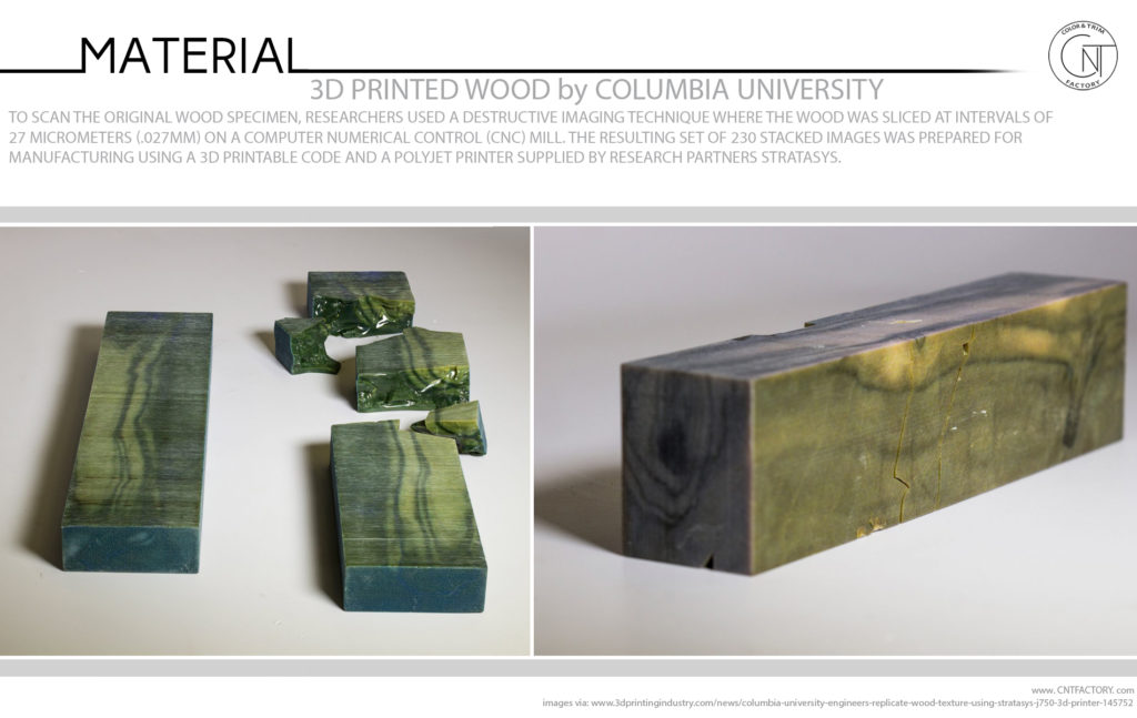 3D Printed Wood Columbia University