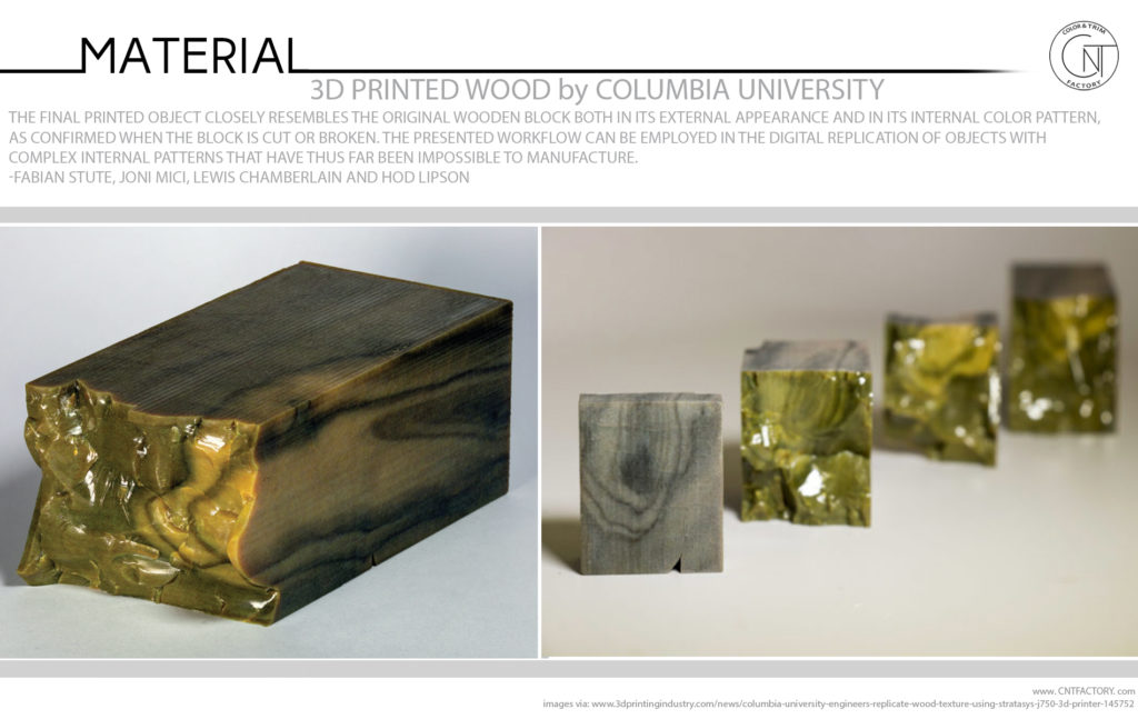 3D Printed Wood Columbia University
