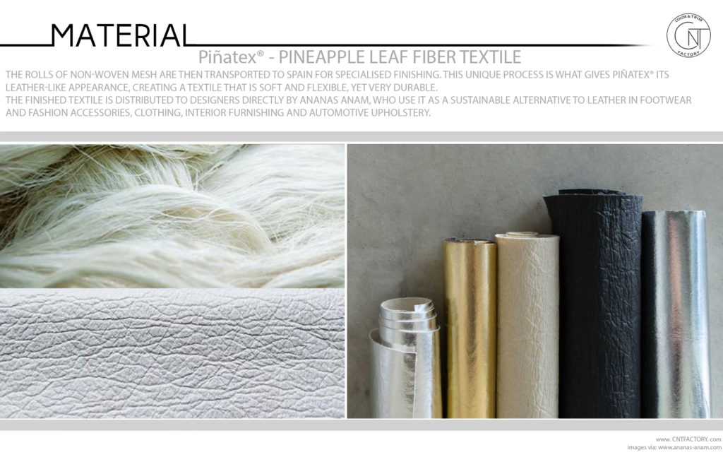 Piñatex Innovative Natural Textile Pineapple Leaf Fibre