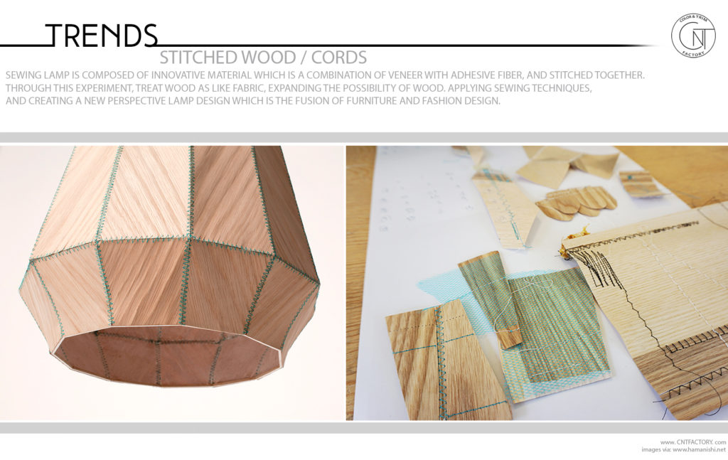 Stitched Wood Cords Automotive Color Trim Material Trends