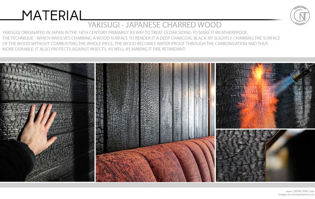 Yakisugi Japanese Charred Wood