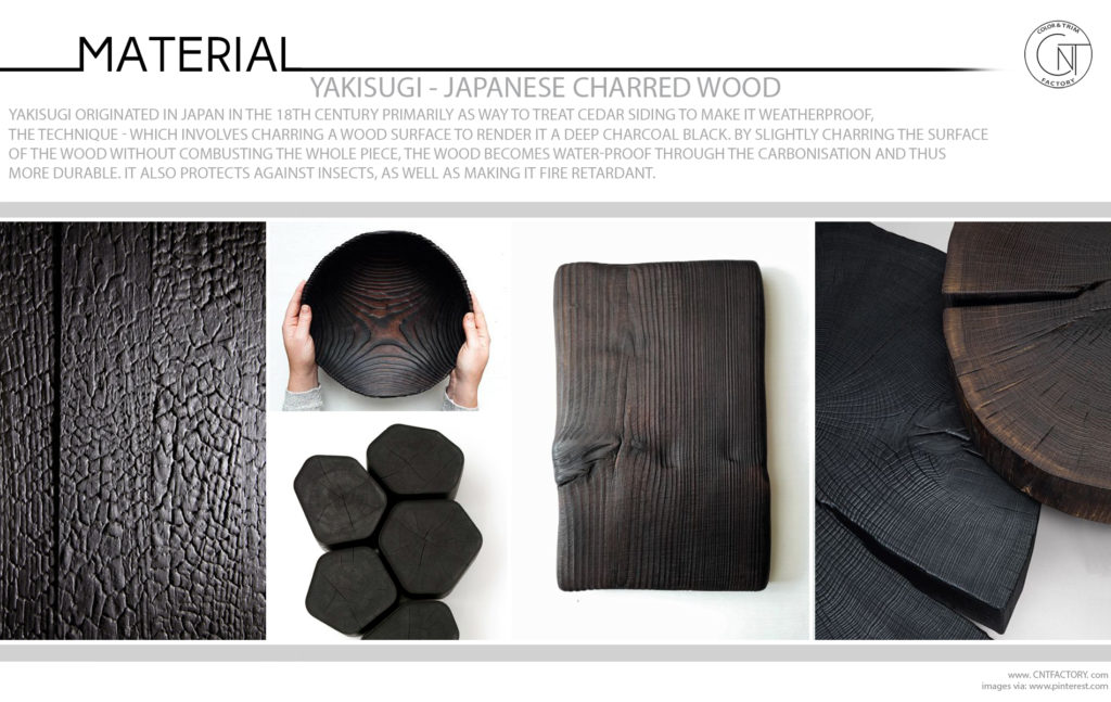 Yakisugi Japanese Charred Wood