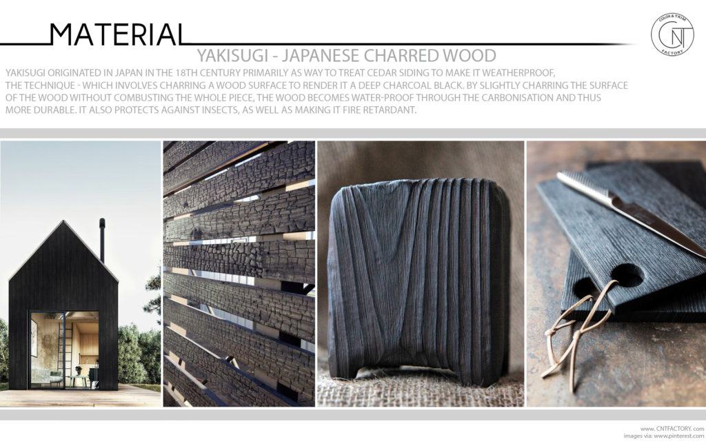 Yakisugi Japanese Charred Wood