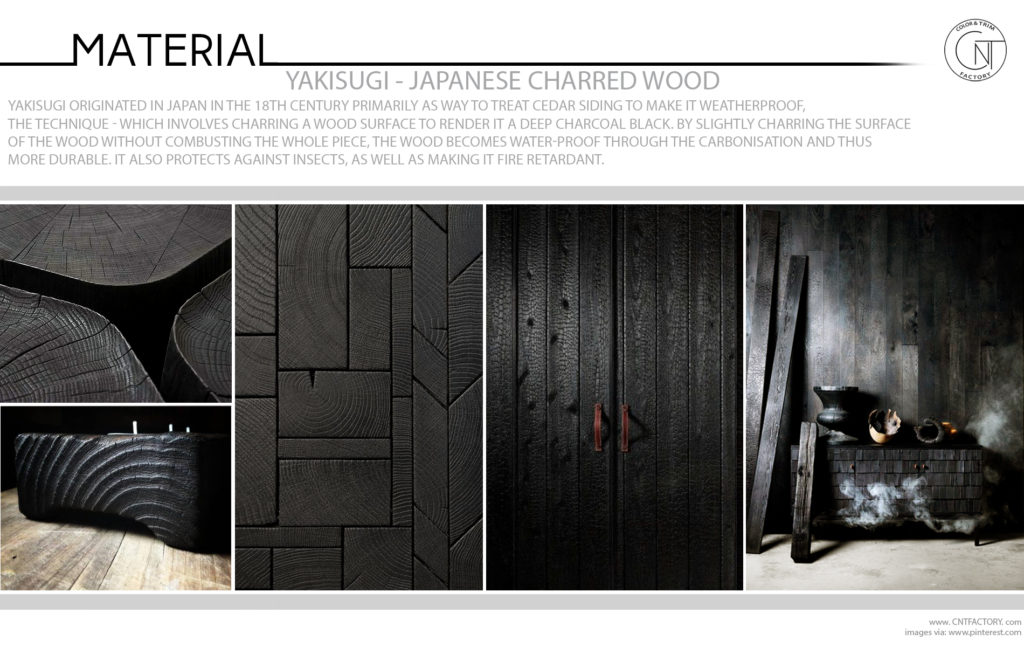 Yakisugi Japanese Charred Wood