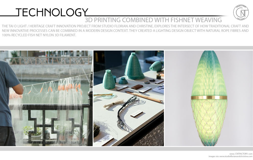 3D Printing Combined With Fishnet Weaving