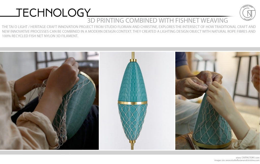 3D Printing Combined With Fishnet Weaving