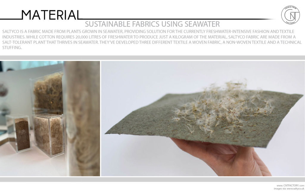 Sustainable Fabrics Using Seawater