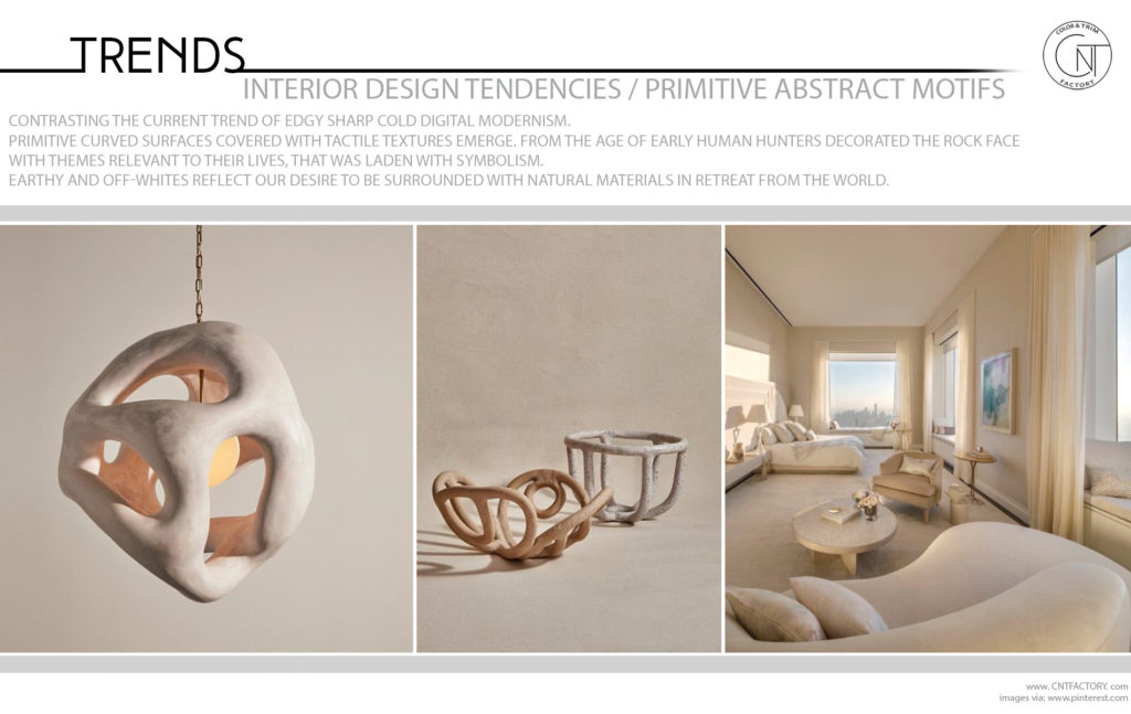 Interior Design Tendencies Primitive Abstract Motifs