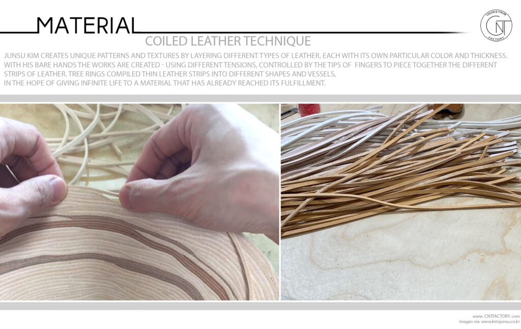 Coiled Leather Technique