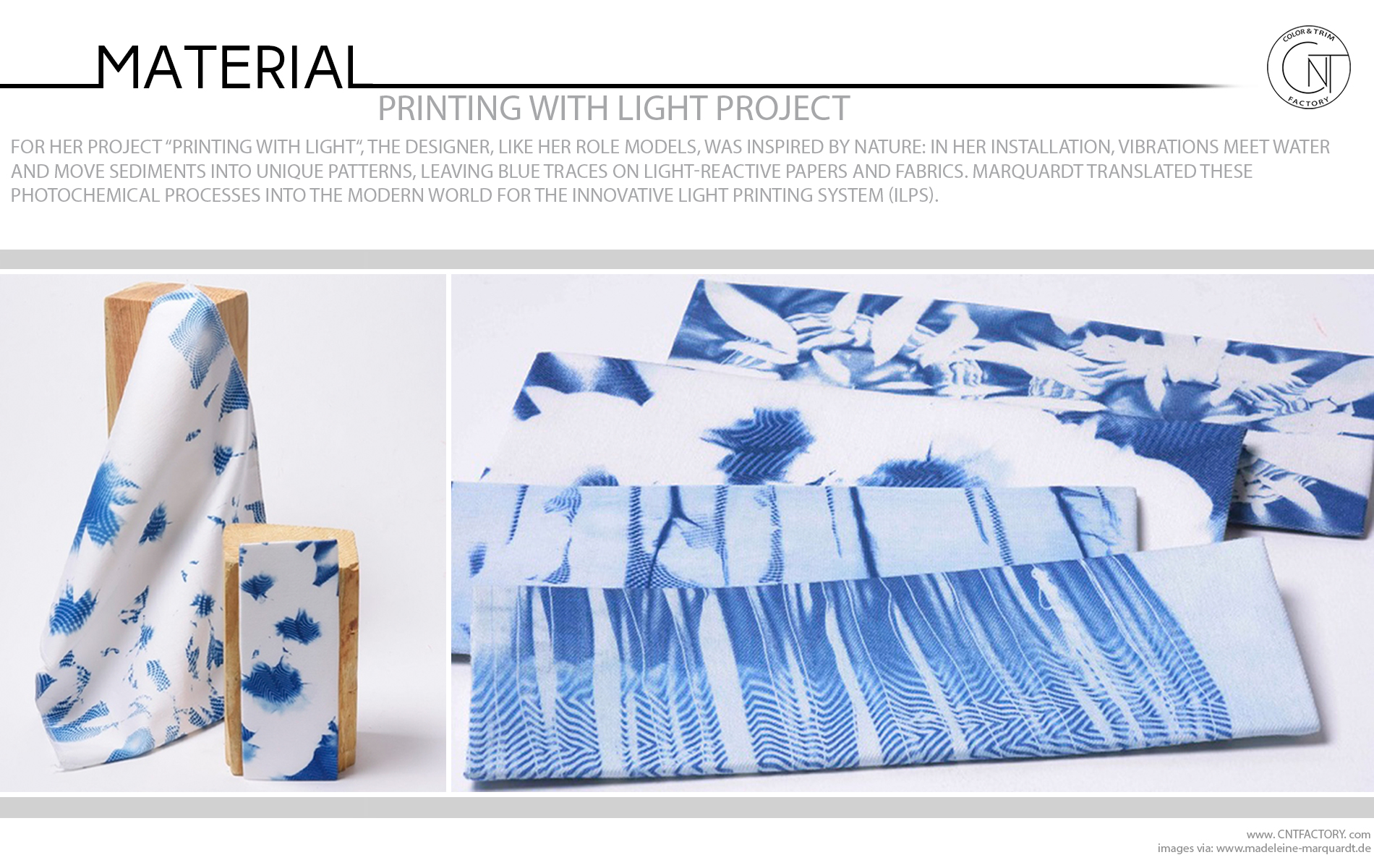 The innovative and luminous fabric