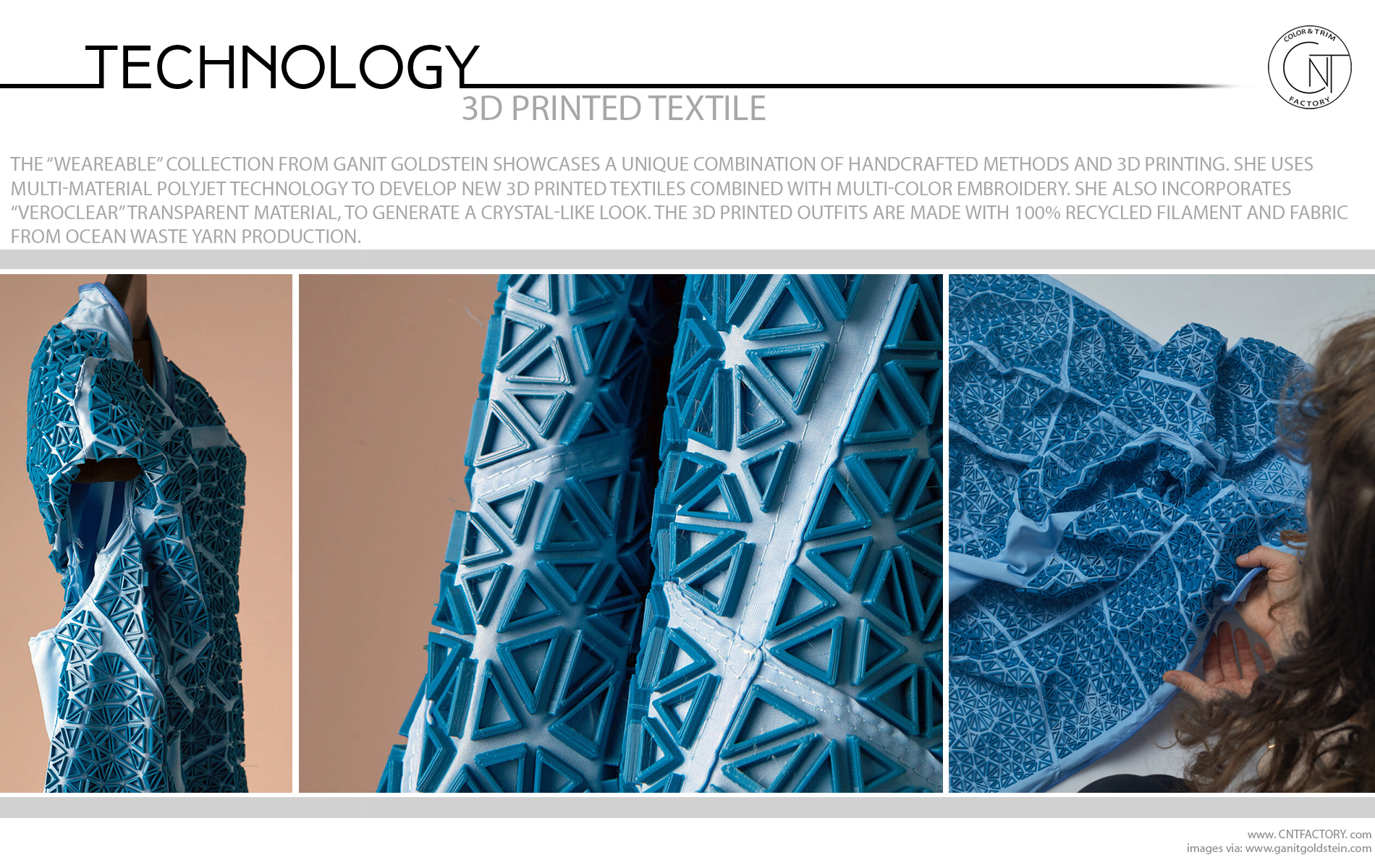 Kærlig Dwelling Dam 3D Printed Textile Automotive Color Trim Design Material Trends