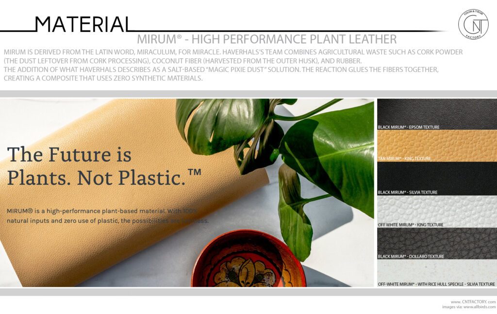 Mirum® High Performance Plant Leather