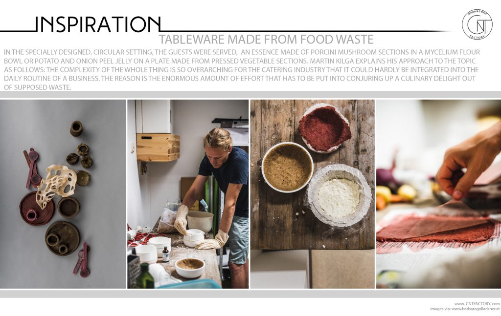 Tableware Made From Food Waste