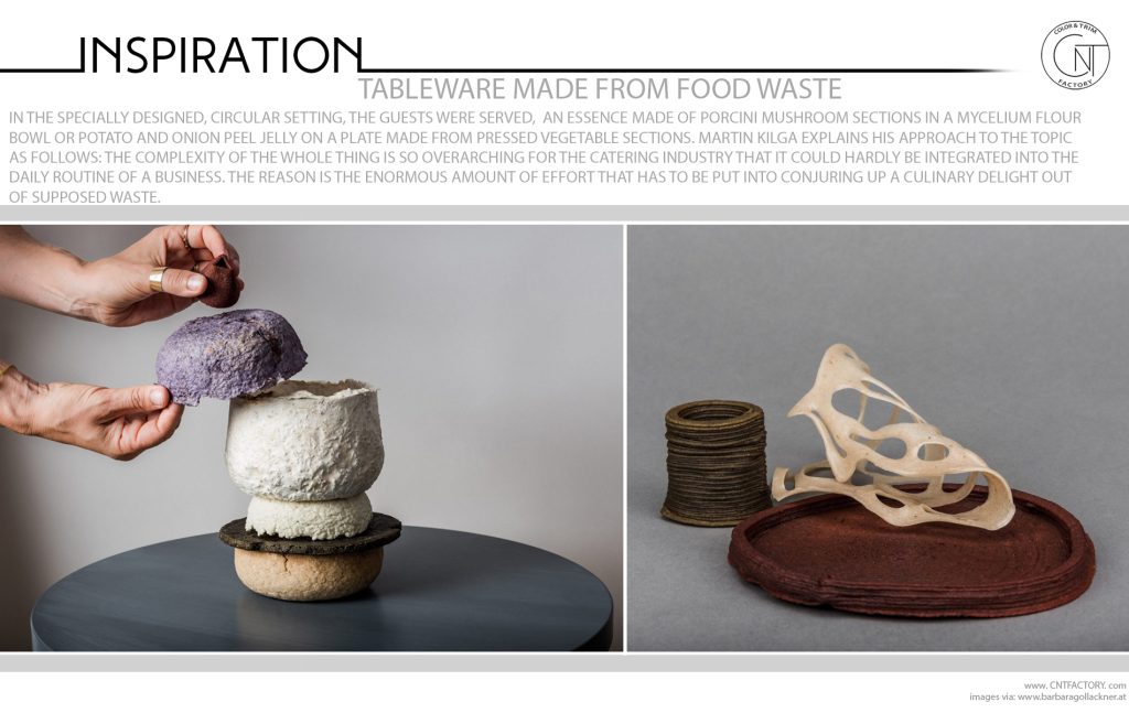 Tableware Made From Food Waste