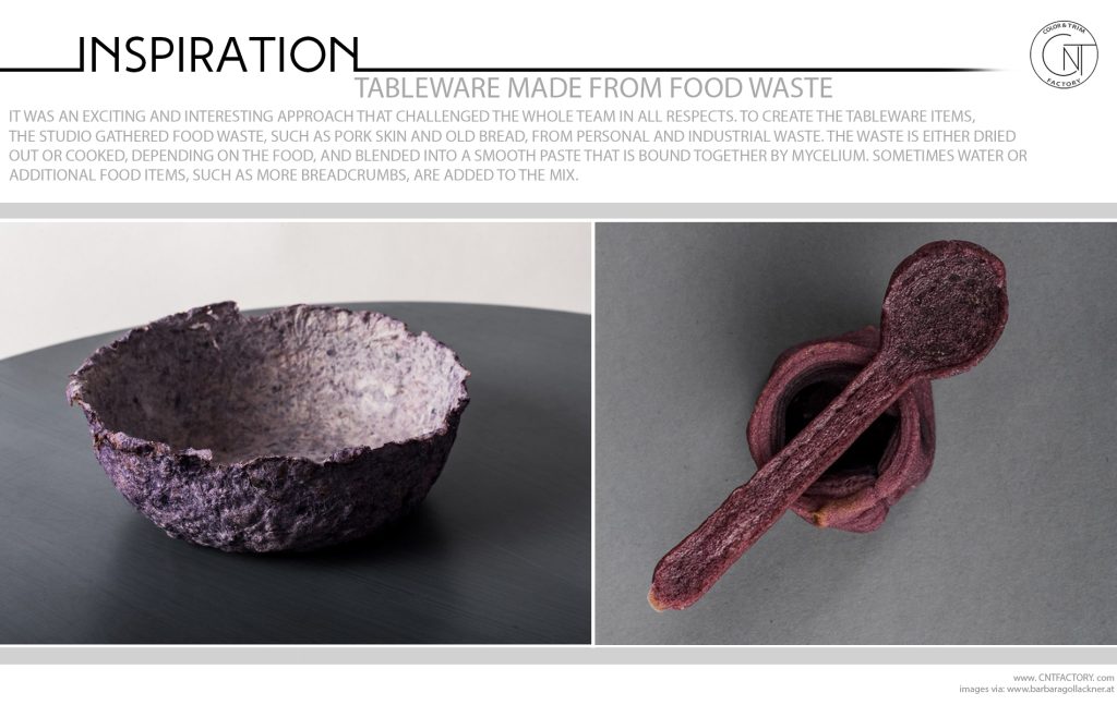 Tableware Made From Food Waste