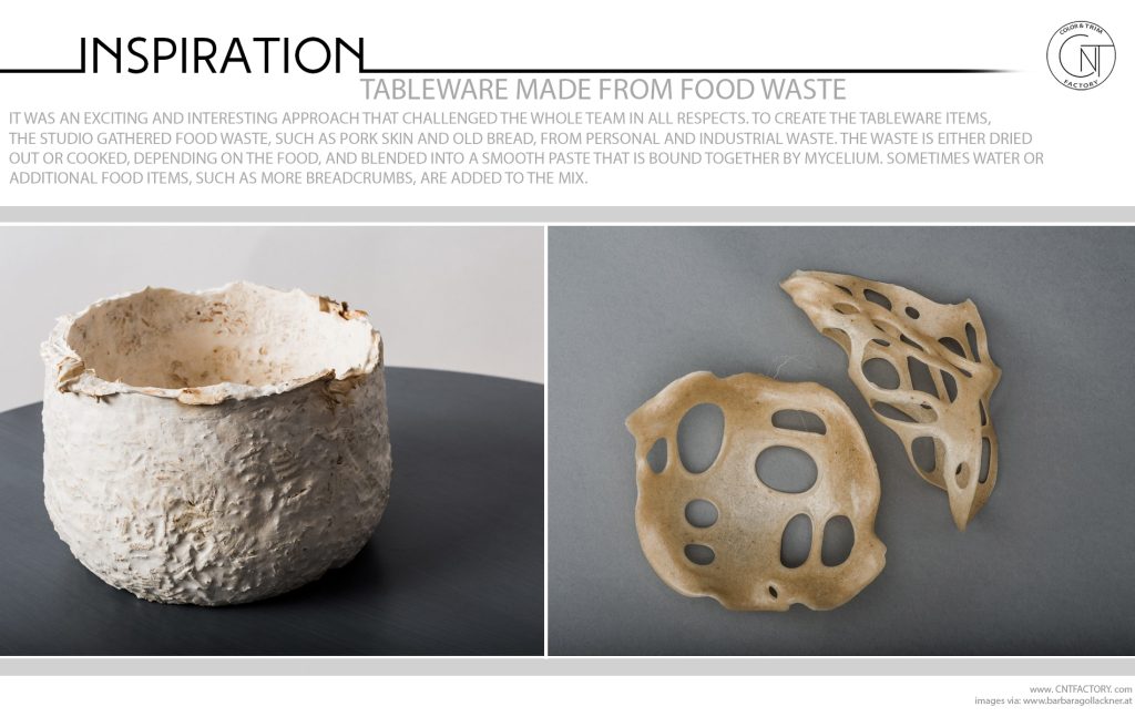 Tableware Made From Food Waste