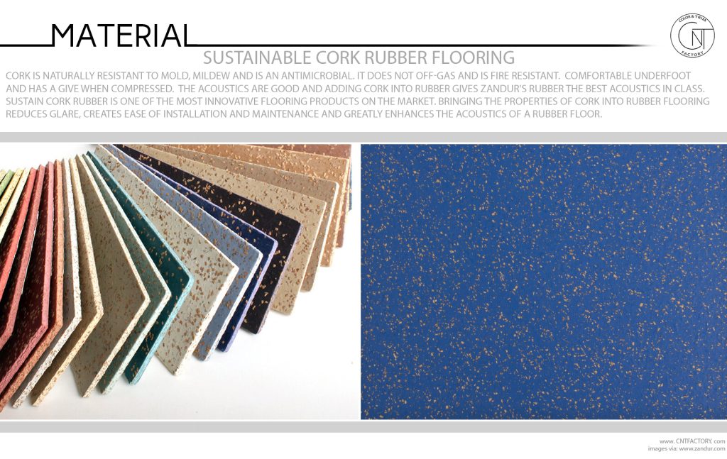 Sustainable Cork Rubber Flooring