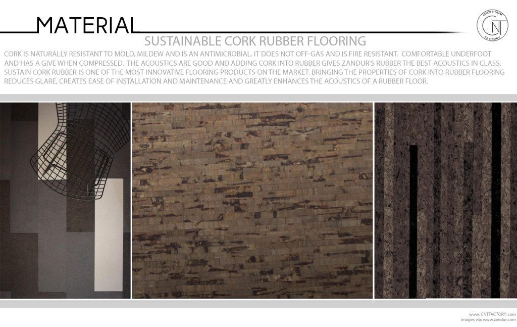 Sustainable Cork Rubber Flooring