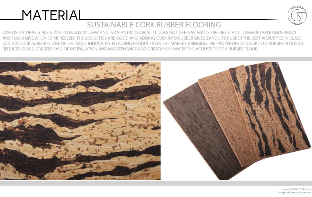 Sustainable Cork Rubber Flooring