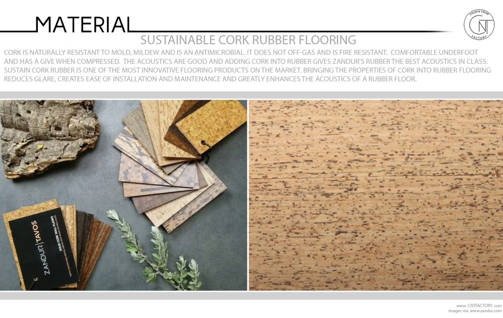 Sustainable Cork Rubber Flooring