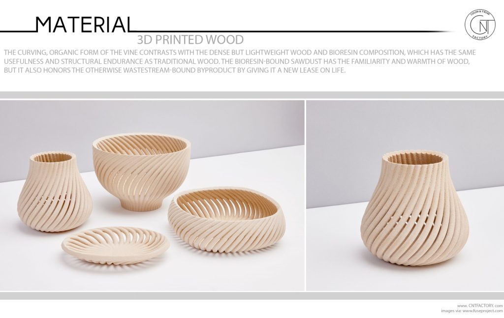 3D Printed Wood