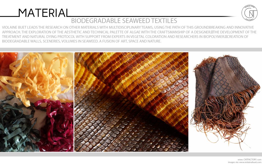 Biodegradable Seaweed Textiles