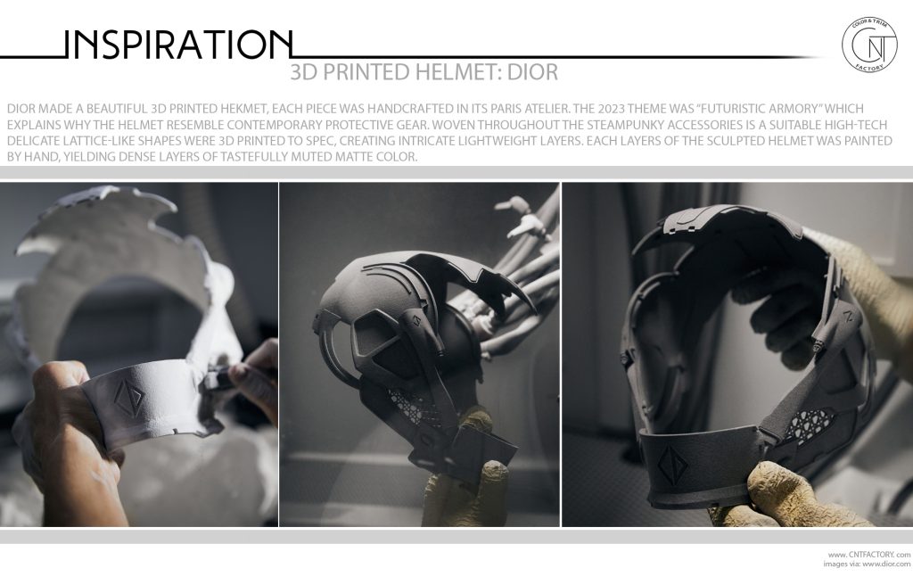 3D Printed Helmet Dior