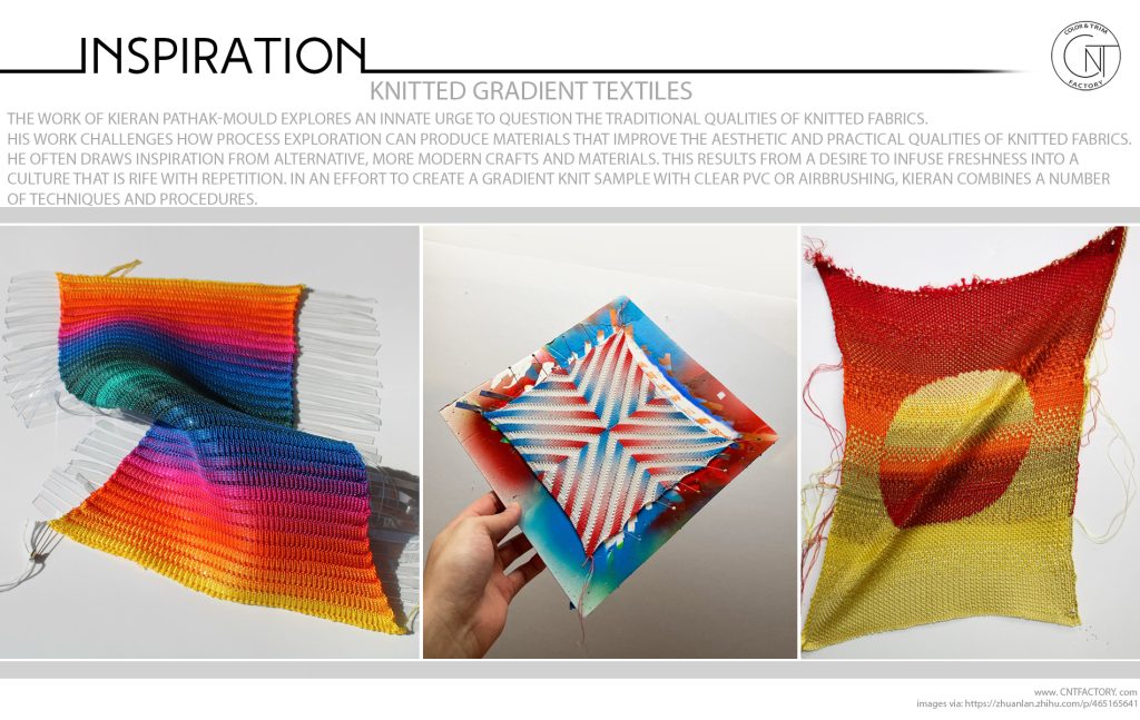 Knitted Gradient Textiles