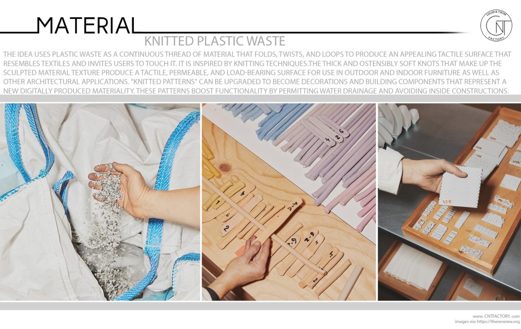 Knitted Plastic Waste