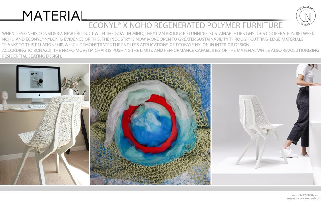 ECONYL® x noho Regenerated Polymer Furniture