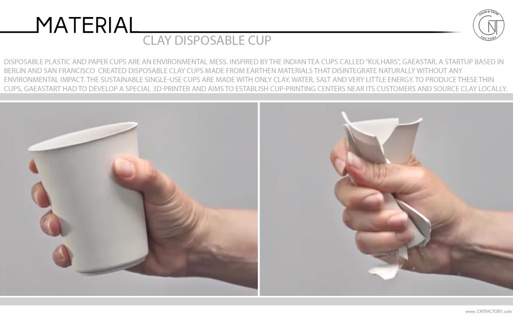 Clay Disposable Cup