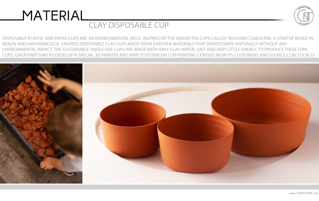 Clay Disposable Cup