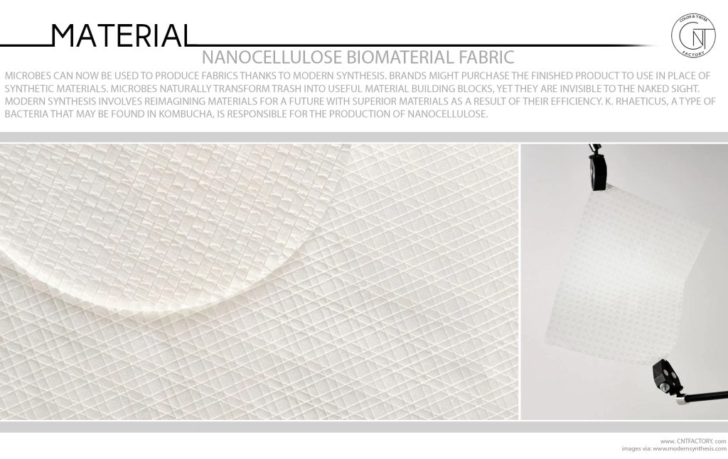 Nanocellulose Biomaterial Fabric