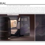 3D Knit Modulo Aircraft Seat 