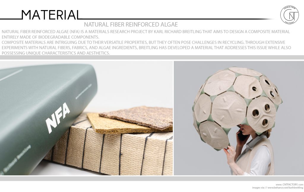 Natural Fiber Reinforced Algae