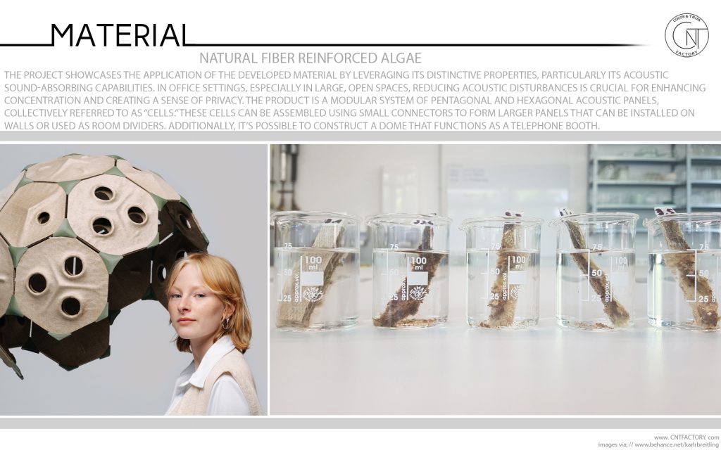 Natural Fiber Reinforced Algae