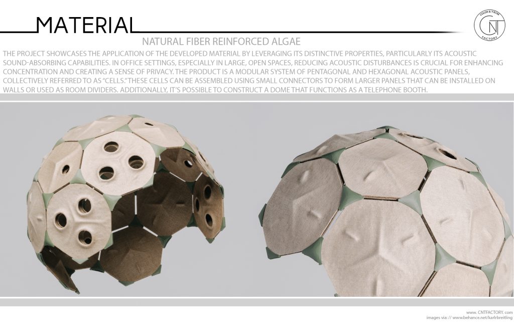 Natural Fiber Reinforced Algae