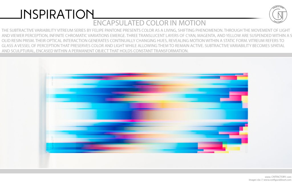 Encapsulated Color In Motion