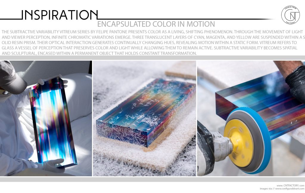 Encapsulated Color In Motion