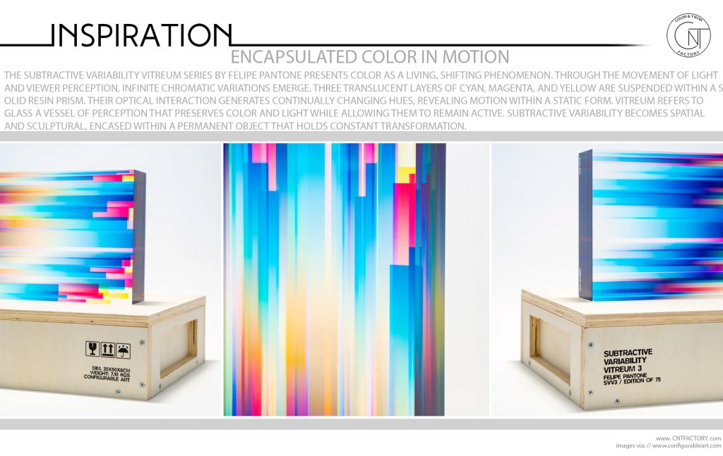 Encapsulated Color In Motion