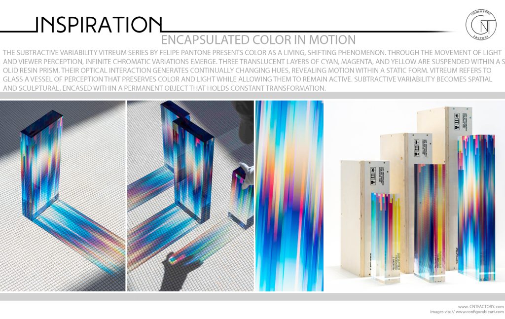 Encapsulated Color In Motion